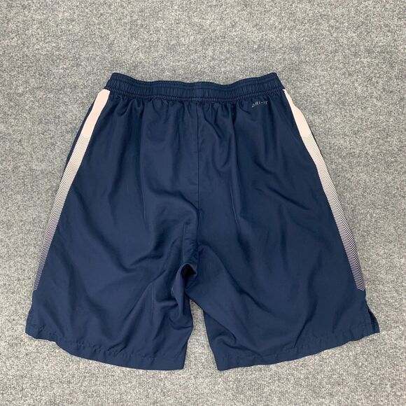 Nike Tennis Short Mens M Medium Navy Court Dry Dri Fit Drawstring Elastic Waist - Picture 9 of 13